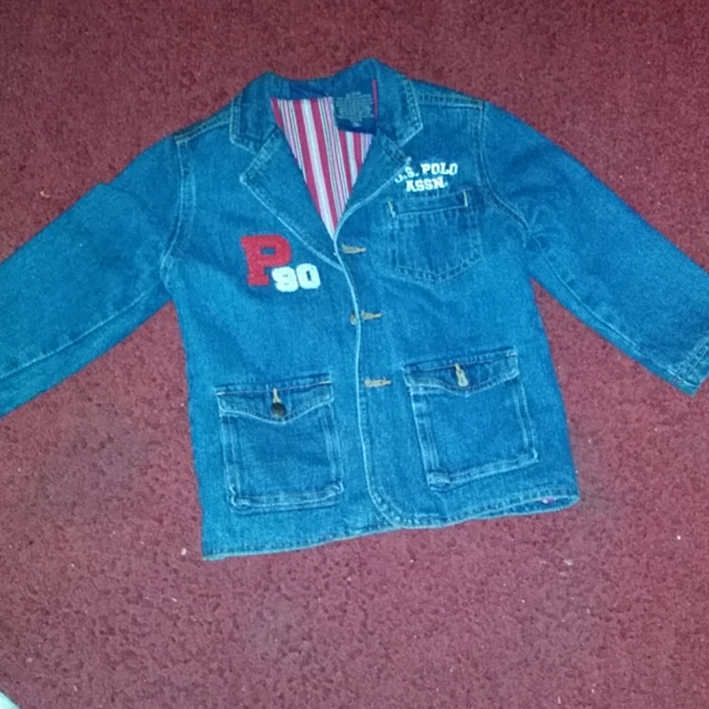 Youth boy 3T denim U.S POLO ASSN jacket